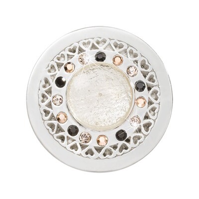 Nikki Lissoni Surrounded By Hearts Light Silver-Plated 23mm Coin C1550SS, MPN: C1550SS, 87188192338…