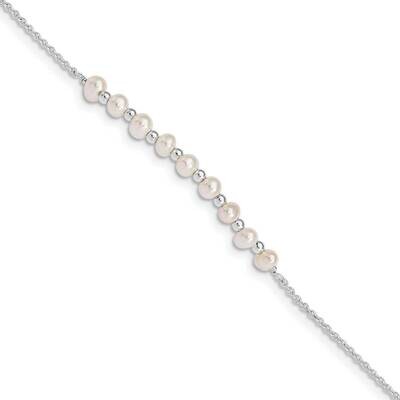 White Freshwater Cultured Pearl Bracelet Sterling Silver QG5054-6.5, MPN: QG5054-6.5, 883957937519