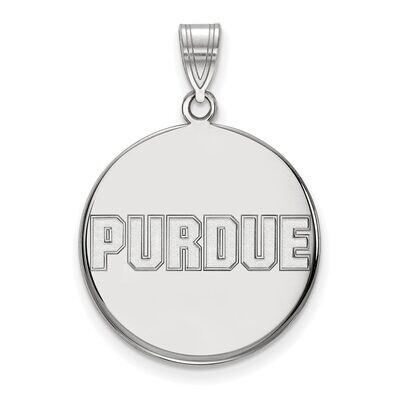 Purdue Large Disc Pendant 14k White Gold 4W076PU, MPN: 4W076PU, 886774854649