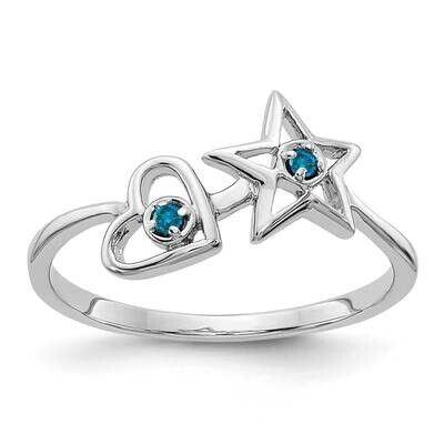 Blue Diamond Ring 14k White Gold RM5713-BD-003-WA, MPN: RM5713-BD-003-WA, 883957566894