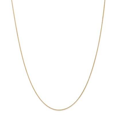 20 Inch 0.7mm Baby Parisian Wheat Chain 14k Gold PEN312-20, MPN: PEN312-20, 886774402185