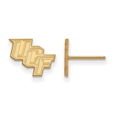 University of Central Florida x-Small Post Earring Gold-plated Silver GP007UCF, MPN: GP007UCF, 8867…