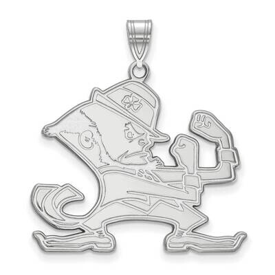 University of Notre Dame Extra-Large Pendant 10k White Gold 1W047UND, MPN: 1W047UND, 191101130120