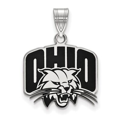 Ohio University Medium Enamel Pendant Sterling Silver SS016OU, MPN: SS016OU, 886774694139