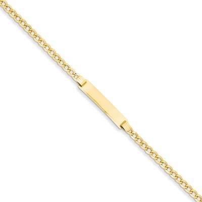ID Bracelet 7 Inch 14k Gold DCID106-7, MPN: DCID106-7, 886774989945