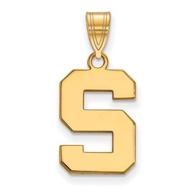 Michigan State University Medium Pendant Gold-plated Silver GP003MIS, MPN: GP003MIS, 886774895765