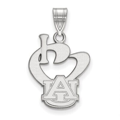 Auburn University Large I love Logo Sterling Silver SS020AU, MPN: SS020AU, 886774678054