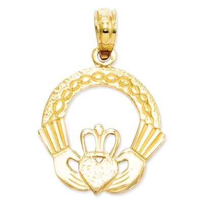 Claddagh Charm 14k Gold C3035, MPN: C3035, 637218039043