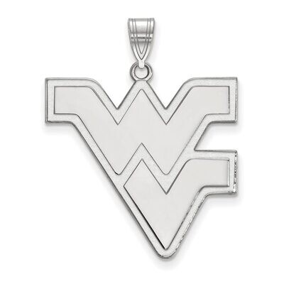 West Virginia University x-Large Pendant 10k White Gold 1W005WVU, MPN: 1W005WVU, 886774774343