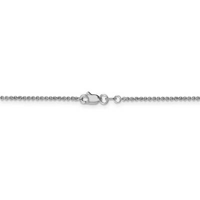30 Inch 1.5mm Solid Polished Cable Chain 14k White Gold PEN137-30, MPN: PEN137-30, 886774565200