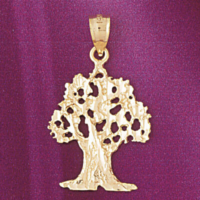 Dazzlers Jewelry Tree Pendant Necklace Charm Bracelet in Yellow, White or Rose Gold 6821, MPN: DZ-6…