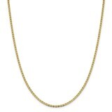 Leslie&#39;s 2.4mm Flat Anchor Chain 20 Inch 10k Gold HB-8219-20, MPN: 8219-20, 191101754883