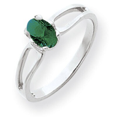 Mount Saint Helens Ring 14k white Gold 6x4mm Oval Y4634MS, MPN: Y4634MS, 883957564784