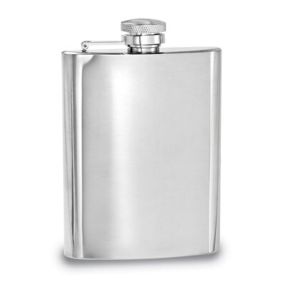 Polished Stainless Steel 7Oz Hip Flask GL970, MPN: GL970, 15227814071