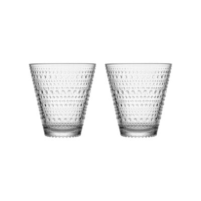 iittala Kastehelmi Tumbler 10 oz. Clear Set of 2, MPN: 1018763, 6411923654241