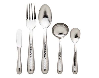Ricci Florence Satin Hammered 5 Piece Hostess Set, MPN: 5501, 644907055017