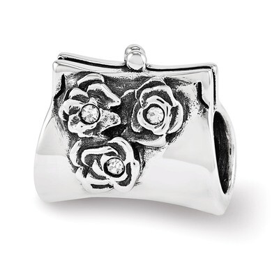 Swarovski Elements Clutch Bead - Sterling Silver QRS3372, MPN: QRS3372, 191101195259