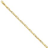 5mm Polished Fancy Link Chain 22 Inch 14k Gold LK452-22, MPN: LK452-22, 191101652080