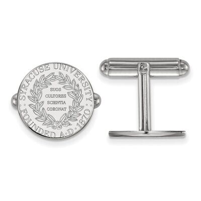 Syracuse University Crest Cufflinks Sterling Silver SS041SYU, MPN: SS041SYU, 886774699172