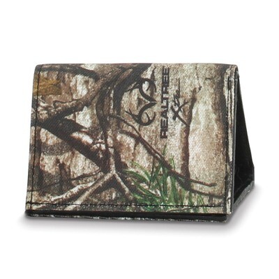 Black RealTree RFID Trifold Wallet GM20661, MPN: GM20661,