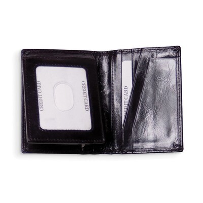 Black Leather Bi-fold Wallet GM12789, MPN: GM12789, 892925024236