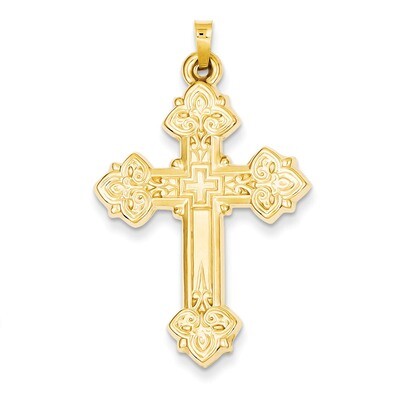 Hollow Cross Pendant 14k Gold XR217, MPN: XR217, 191101544002