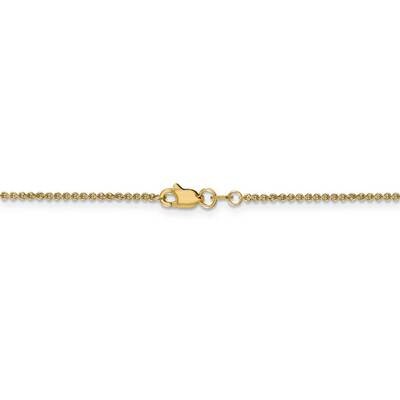 22 Inch 1.5mm Cable Chain 14k Yellow Gold PEN54-22, MPN: PEN54-22, 886774584119
