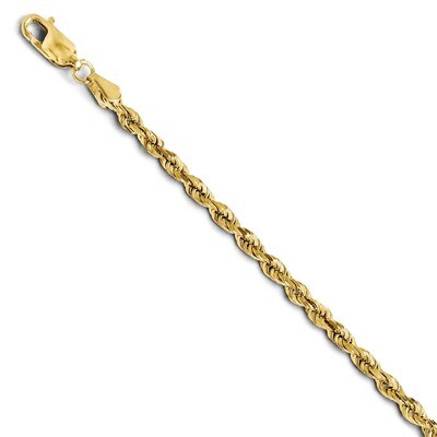 Leslie&#39;s 3.00mm Diamond Cut Rope Chain 22 Inch - 14k Gold HB-7005-22, MPN: 7005-22, 886774545493