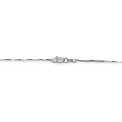 30 Inch 0.70mm Box Chain W/lobster Catch 14k White Gold WLB050L-30, MPN: WLB050L-30, 886774565217