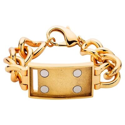 Nikki Lissoni Gold-plated Bracelet of 19cm For Large Magnetic Tags TB03G19L, MPN: TB03G19L, 8719075…