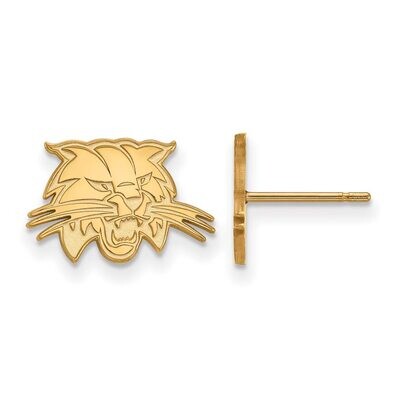 Ohio University x-Small Post Earring 14k Yellow Gold 4Y023OU, MPN: 4Y023OU, 886774876719
