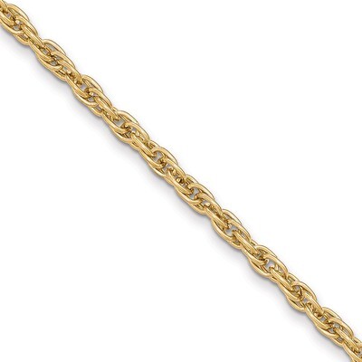 Steel 4.25mm Rope Pocket Watch Chain Gold-tone FTL161Y, MPN: FTL161Y,