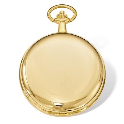 Swingtime Gold-finish Brass Quartz 48mm Pocket Watch XWA4666, MPN: XWA4666, 886774379036