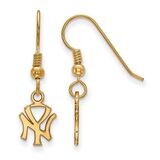 New York Yankees x-Small Dangle Earring Wire Gold-plated Silver GP047YAN, MPN: GP047YAN, 8867749462…