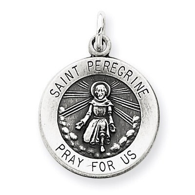 St. Peregrine Medal Sterling Silver QC3617, MPN: QC3617, 191101181924
