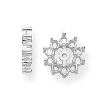 Diamond Earring Jacket Component 14k White Gold WG920, MPN: WG920,