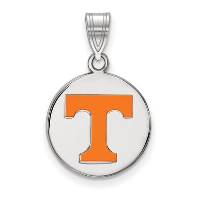 University of Tennessee Medium Enamel Disc Pendant Sterling Silver SS040UTN, MPN: SS040UTN, 8867747…