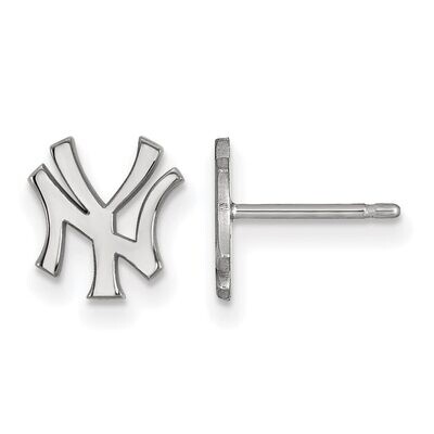 New York Yankees x-Small Post Earring 14k White Gold 4W049YAN, MPN: 4W049YAN, 886774850436