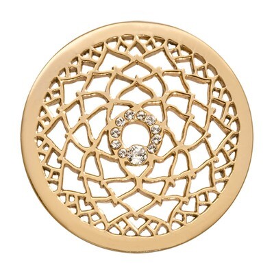 Nikki Lissoni 6Th Chakra Sahasrara Indigo Pure Consciousness Gold-Plated 33mm Coin C1499GM, MPN: C1…