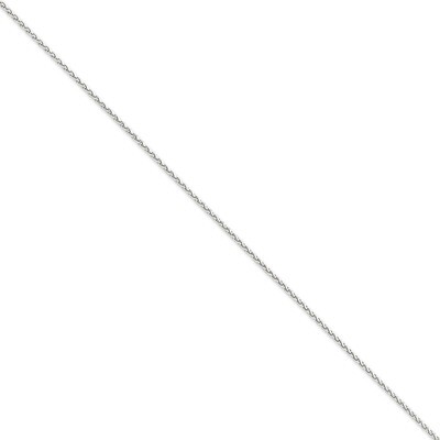 1.8mm Solid Diamond-cut Spiga Chain 24 Inch 14k White Gold PEN129-24, MPN: PEN129-24, 886774431222