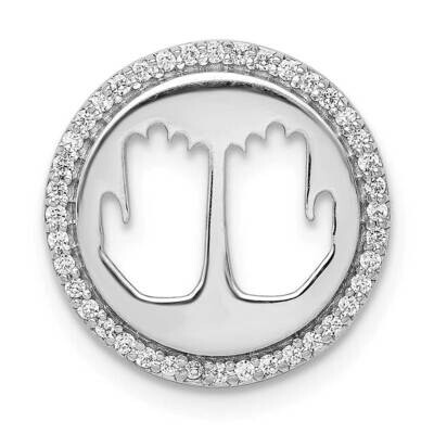 1/6Ct. Diamond Namaste Chain Slide 14k White Gold PM4081-016-WA, MPN: PM4081-016-WA, 883957508337
