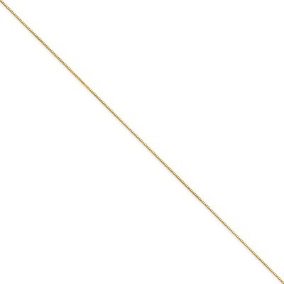 0.5mm Box Chain 20 Inch 14k Gold PEN1-20, MPN: PEN1-20, 883957343891