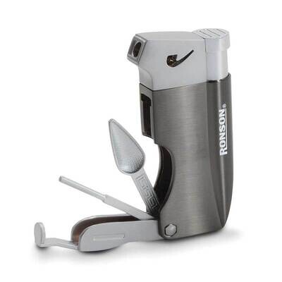 Ronson Black Metal Cigar Blister Card Lighter GM22129, MPN: GM22129, 37900000045