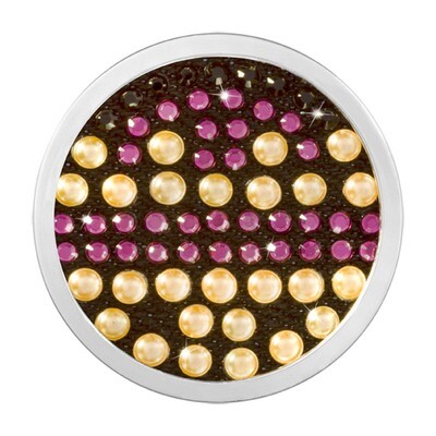 Nikki Lissoni Denim Dreams Gold Wine Red Silver-Plated 33mm Coin C1478SM, MPN: C1478SM, 87188192302…
