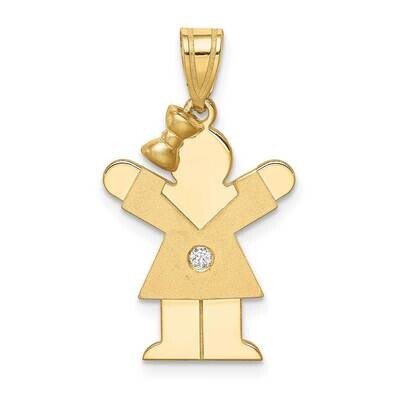 VS Diamond Kid Pendant 14k Gold XK455VS, MPN: XK455VS, 883957230566