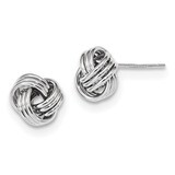 Polished Triple Love Knot Post Earrings 14k white Gold TL1050W, MPN: TL1050W, 191101059407