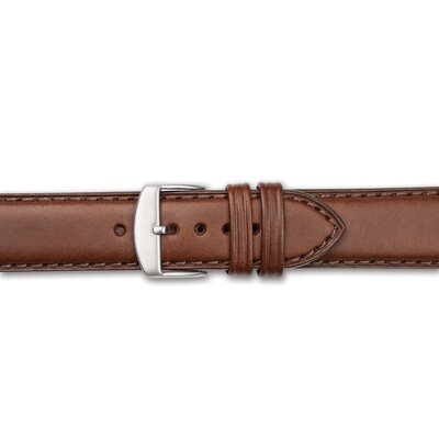 18mm Dark Brown Full Oil Leather Watch Band  BA356-18, MPN: BA356-18,