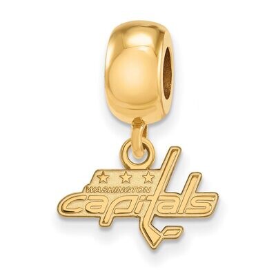 Washington Capitals Bead Charm x-Small Dangle Gold-plated Silver GP017CAP, MPN: GP017CAP, 886774920…