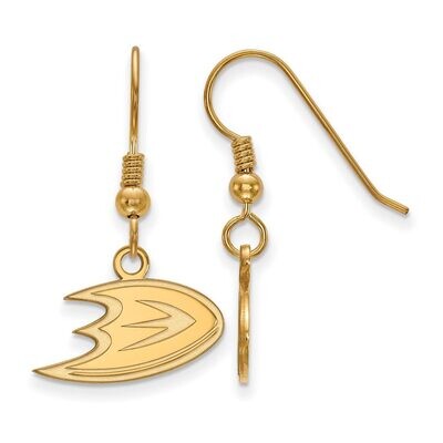 Anaheim Ducks x-Small Dangle Earring Wire Gold-plated Silver GP005MDU, MPN: GP005MDU, 886774900865
