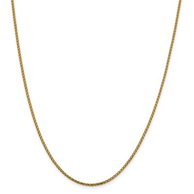 Leslie&#39;s 1.6 mm Diamond-cut Open Franco Chain 16 Inch 14k Gold HB-7218-16, MPN: 7218-16, 1911018480…